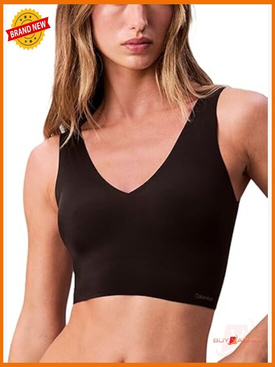 Other - Seamless Lightly Lined V-Neck Bralette Bra Wirefree Pull-On